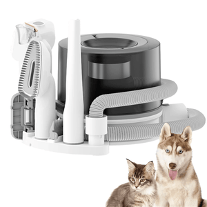 WHALL 5-in-1 Pet Grooming Vacuum Cleaner: 3-Speed Modes, Large 3L Dustbin, Low-Noise Design for Dog Hair Removal LABHAIRS® 