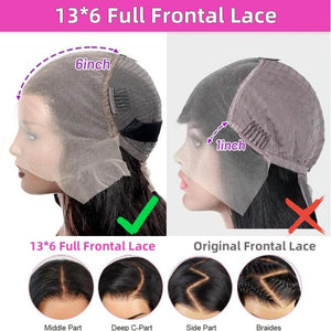 New Shipping In 48Hrs Upgraded Parting Max 13*6 Full Frontal Top HD Lace Wig Apparel & Accessories > Clothing Accessories > Hair Accessories > Wigs > 13x6-lace-front-wig LABHAIRS® 