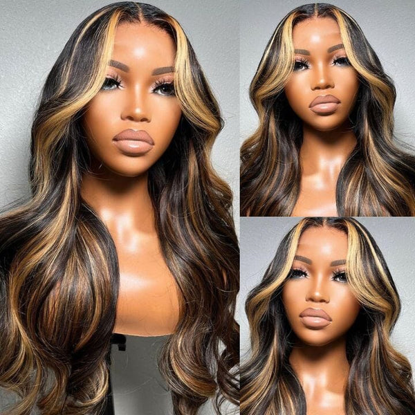 Highlight Honey Blonde 13*4 Full Frontal Raw Hair Top Swiss HD Lace Wig LABHAIRS® 