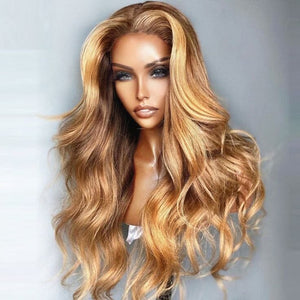No Glue Needed Ombre 5x5 Top Glueless Closure HD Swiss Lace Wig Apparel & Accessories > Clothing Accessories > Hair Accessories > Wigs > 5x5 Top Swiss HD Lace Closure Wig LABHAIRS® 