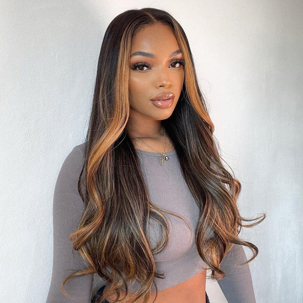 Ombre Highlight Color Raw Hair 13*4 Top Swiss HD Lace Wig LABHAIRS® 