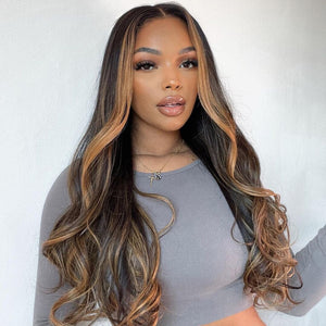 Ombre Highlight Color Raw Hair 13*4 Top Swiss HD Lace Wig LABHAIRS® 