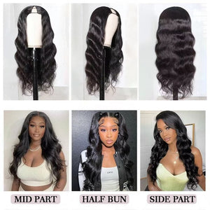 Body Wave V Part Beginner Friendly Human Hair Wig LABHAIRS® 