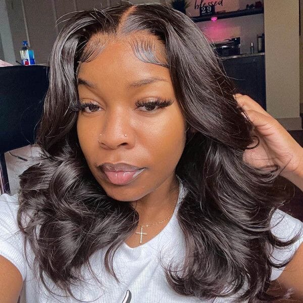 Wavy 13*4 Undetectable Top Swiss HD Lace Brazilian Bob Hair Wigs Apparel & Accessories > Clothing Accessories > Hair Accessories > Wigs > Lace Front Bob Wig LABHAIRS® 