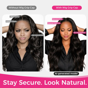 Brown Wig Grip Cap 4*5Inch Lace Parting Max Make Part Freely One Size Fits All Wig LABHAIRS® 