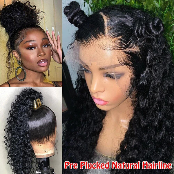 Clean Bleached Knots Free Part 360 Top Swiss HD Lace Bouncy Curly Labhairs Apparel & Accessories > Clothing Accessories > Hair Accessories > Wigs > 360 Lace Wigs LABHAIRS® 