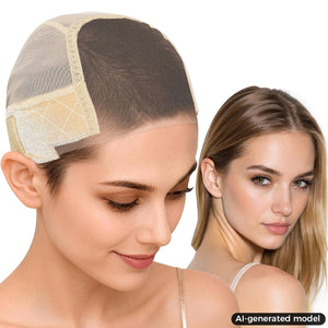 Brown Wig Grip Cap 4*5Inch Lace Parting Max Make Part Freely One Size Fits All Wig LABHAIRS® 