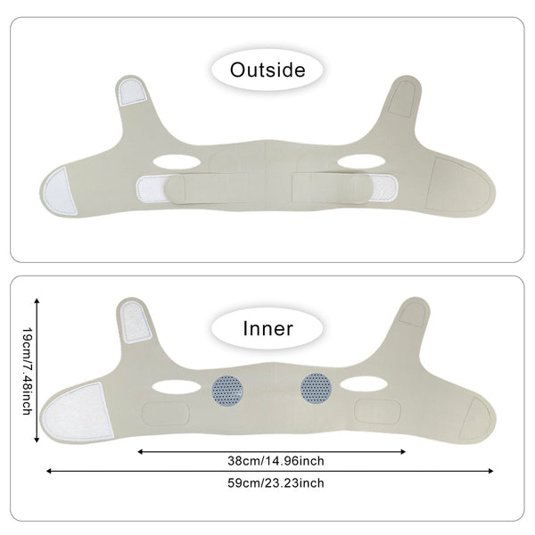 Labhairs Graphene V-Line Chin Strap for Face Slimming–Double Chin Reducer&Jawline Lifting Mask–Reusable V-Shaped Face Band Apparel & Accessories > Clothing Accessories > Hair Accessories > Wig Accessories > Tools & Accessories LABHAIRS® 