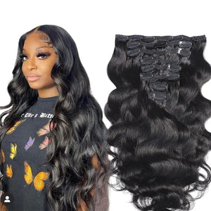 Labhairs 100% Human Hair Clip In Hair Extensions Human Hair Apparel & Accessories > Clothing Accessories > Hair Accessories > Wigs > Lace Front Bob Wig LABHAIRS® 