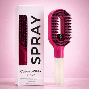 2IN1 Hair Brush For Wet & Dry Hair Styling Portable Convenient Hair Tool Apparel & Accessories > Clothing Accessories > Hair Accessories > Wig Accessories > Tools & Accessories LABHAIRS® Manual Pro Hot Pink 