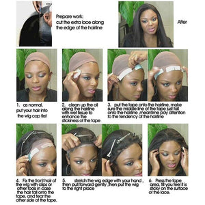 Wig Tape For Lace Wig Tape Adhesive Tape Double-Sided Waterproof Lace Wigs Apparel & Accessories > Clothing Accessories > Hair Accessories > Wig Accessories > Tools & Accessories LABHAIRS® 