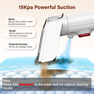 WHALL Carpet & Upholstery Cleaner Machine, Portable Spot Vacuum for Couch, Sofa, Pet Stain, Car Seat LABHAIRS® 
