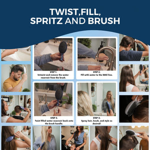 2IN1 Hair Brush For Wet & Dry Hair Styling Portable Convenient Hair Tool Apparel & Accessories > Clothing Accessories > Hair Accessories > Wig Accessories > Tools & Accessories LABHAIRS® 