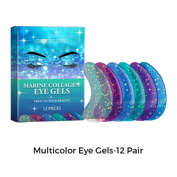 Brightening & Anti-Wrinkle Under-Eye Duo: Collagen Gel Patches + Golden Butterfly Moisturizing Masks Apparel & Accessories > Clothing Accessories > Hair Accessories > Wig Accessories > Tools & Accessories LABHAIRS® Multicolor Eye Gels-12 Pair 