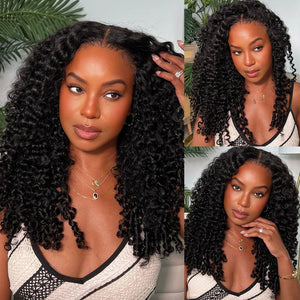 New Burmese Curly Undetectable Glueless Top Swiss HD Lace Wig Apparel & Accessories > Clothing Accessories > Hair Accessories > Wigs > Lace Front Bob Wig LABHAIRS® 