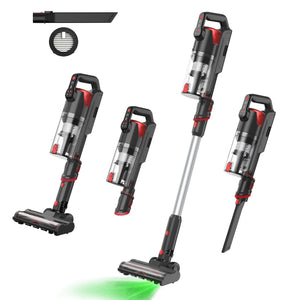 WHALL Lightweight Cordless Vacuum – Upgraded Stick Vacuum for Homes, Pet Hair, Carpets & Hard Floors LABHAIRS® 