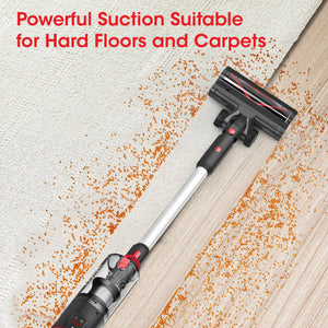 WHALL Lightweight Cordless Vacuum – Upgraded Stick Vacuum for Homes, Pet Hair, Carpets & Hard Floors LABHAIRS® 