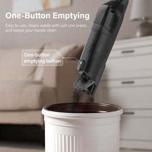 WHALL Cordless Handheld Vacuum, with 8500PA Suction, LED Light, Lightweight/Portable LABHAIRS® 