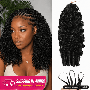 Shipping in 48Hrs Burmese Curly Crochet Human Hair Extensions Apparel & Accessories > Clothing Accessories > Hair Accessories > Wigs > Lace Front Bob Wig LABHAIRS® 