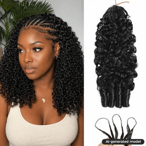 Shipping in 48Hrs Burmese Curly Crochet Human Hair Extensions Apparel & Accessories > Clothing Accessories > Hair Accessories > Wigs > Lace Front Bob Wig LABHAIRS® 