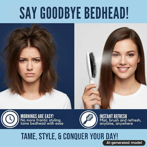2IN1 Hair Brush For Wet & Dry Hair Styling Portable Convenient Hair Tool Apparel & Accessories > Clothing Accessories > Hair Accessories > Wig Accessories > Tools & Accessories LABHAIRS® 
