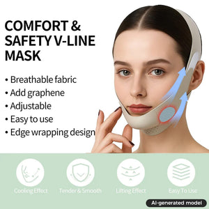 Labhairs Graphene for Face Slimming–Double Chin Reducer&Jawline Lifting Mask–Reusable V-Shaped Face Band Apparel & Accessories > Clothing Accessories > Hair Accessories > Wig Accessories > Tools & Accessories LABHAIRS® 