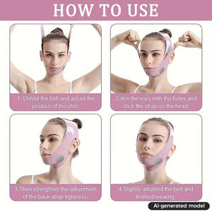 Labhairs Graphene for Face Slimming–Double Chin Reducer&Jawline Lifting Mask–Reusable V-Shaped Face Band Apparel & Accessories > Clothing Accessories > Hair Accessories > Wig Accessories > Tools & Accessories LABHAIRS® 