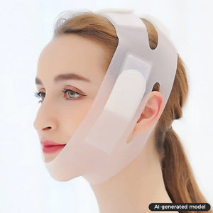 Labhairs Graphene for Face Slimming–Double Chin Reducer&Jawline Lifting Mask–Reusable V-Shaped Face Band Apparel & Accessories > Clothing Accessories > Hair Accessories > Wig Accessories > Tools & Accessories LABHAIRS® Silicone-White 