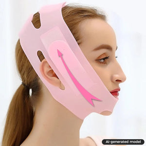 Labhairs Graphene for Face Slimming–Double Chin Reducer&Jawline Lifting Mask–Reusable V-Shaped Face Band Apparel & Accessories > Clothing Accessories > Hair Accessories > Wig Accessories > Tools & Accessories LABHAIRS® Silicone-Pink 