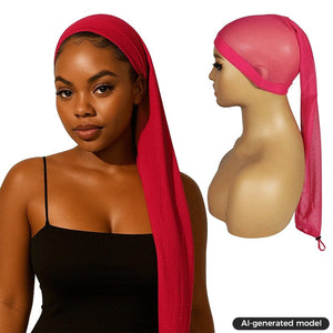 Labhairs Hairweave Sleeve for Locs, Lightweight & Breathable Drawstring Cap for Braids, Dreadlocks, Wig Styling & Protective Hair Care Apparel & Accessories > Clothing Accessories > Hair Accessories > Wig Accessories > Tools & Accessories LABHAIRS® 