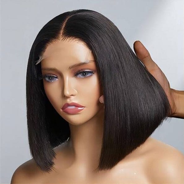 Shipping In 48Hrs 5*5 Top Swiss HD Lace Bob 200% Density Straight Apparel & Accessories > Clothing Accessories > Hair Accessories > Wigs > 5x5 Top Swiss HD Lace Closure Wig LABHAIRS® 