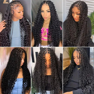 Labhairs Human Braiding Hair For Braids Deep Wave 100g Bulk Hair Apparel & Accessories > Clothing Accessories > Hair Accessories > Wigs > Lace Front Bob Wig LABHAIRS® 