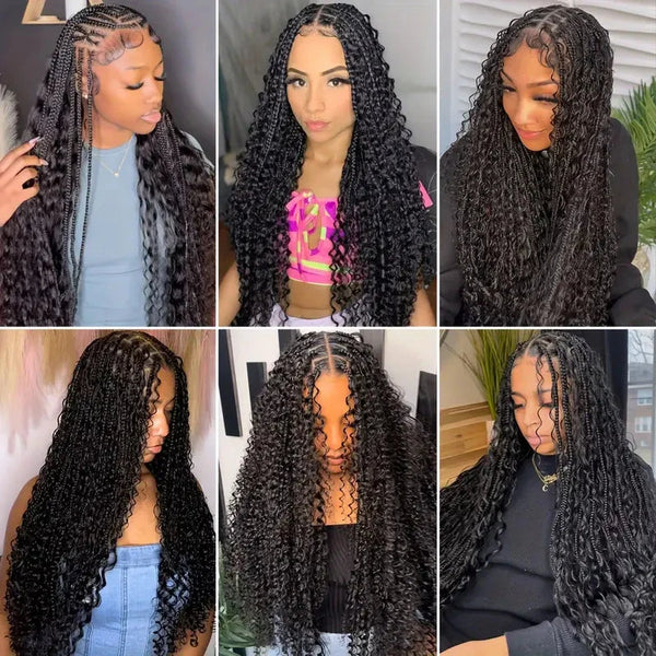 Labhairs Human Braiding Hair For Braids Deep Wave 100g Bulk Hair Apparel & Accessories > Clothing Accessories > Hair Accessories > Wigs > Lace Front Bob Wig LABHAIRS® 