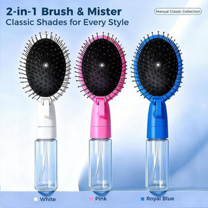 2IN1 Hair Brush For Wet & Dry Hair Styling Portable Convenient Hair Tool Apparel & Accessories > Clothing Accessories > Hair Accessories > Wig Accessories > Tools & Accessories LABHAIRS® Manual Classic Pink 