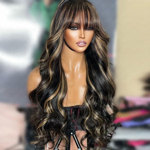 Raw Hair Ombre Colored 5*5 Glueless Top HD Lace Wavy Wig Apparel & Accessories > Clothing Accessories > Hair Accessories > Wigs > 5x5 Top Swiss HD Lace Closure Wig LABHAIRS® 