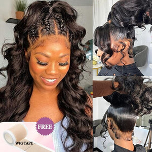 Full Lace Brazilian Body Wave Human Hair Wigs With Clean Bleached Knots Apparel & Accessories > Clothing Accessories > Hair Accessories > Wigs > 13x6-lace-front-wig LABHAIRS® 