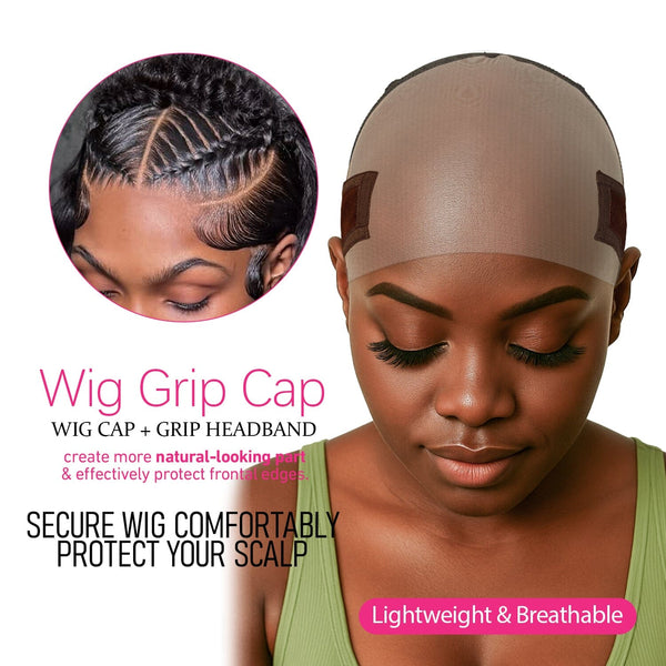 Labhairs Lace-MAX Wig Grip Cap - Holds Glueless Wig Securely in Place, One Size Fits All Apparel & Accessories > Clothing Accessories > Hair Accessories > Wig Accessories > Tools & Accessories LABHAIRS® Brown*1 