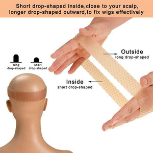 Wig Grip Non-slip Adjustable Silicone Band&Wig Cap For Keeping Wigs In Place Kit Apparel & Accessories > Clothing Accessories > Hair Accessories > Wig Accessories > Tools & Accessories LABHAIRS® 