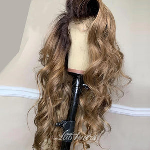 Ombre Honey Blonde Human Hair Wig Pre Plucked Hairline Lace Wig|Loose Body Wave Apparel & Accessories > Clothing Accessories > Hair Accessories > Wigs > 13x6-lace-front-wig LABHAIRS? 