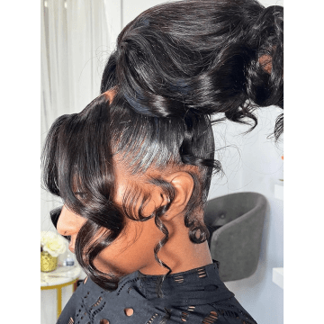 Clean Bleached Knots 360 Top Swiss HD Lace Frontal Wig Free Part Human Hair Wig | Body Wave Labhairs Apparel & Accessories > Clothing Accessories > Hair Accessories > Wigs > 360 Lace Wigs LABHAIRS® 