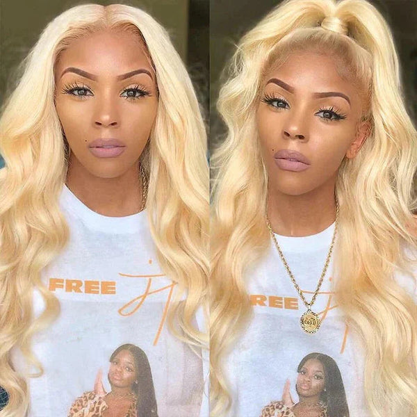 Kerwin|Top Swiss HD Lace 613 Blonde Color Body Wave Human Hair Wig Apparel & Accessories > Clothing Accessories > Hair Accessories > Wigs > Colorful Wig LABHAIRS® 