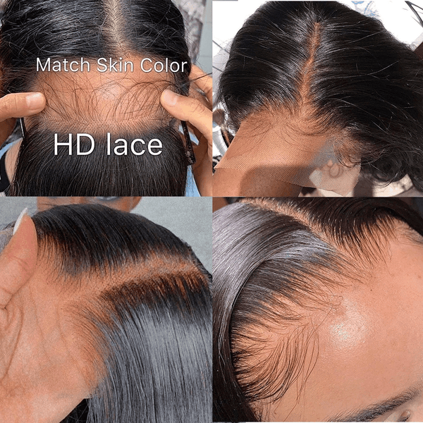 Labhairs 5*5 13*4 13*6 Top Swiss HD Lace Closure/Frontal with Clean hairline Clean Bleached Knots Apparel & Accessories > Clothing Accessories > Hair Accessories > Wigs > Lace Front Bob Wig LABHAIRS® 