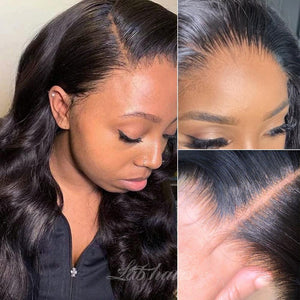 Undetectable HD Swiss Lace 5X5 Closure Wig With Clean Bleached Knots | Body Wave Lab Hairs 