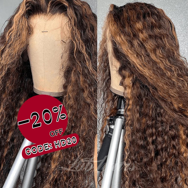 Ombre Highlight Human Hair Top Swiss HD Lace Front Wig | Straight |Loose Body Wave | Deep Curly Apparel & Accessories > Clothing Accessories > Hair Accessories > Wigs > 13x6-lace-front-wig LABHAIRS® 