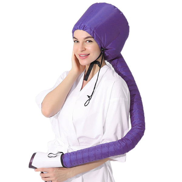 Soft Bonnet hooded hair dryer Attachment for Natural Curly Textured Hair Care| Drying,Styling,Curling,Deep Conditioning Mask Cap|Adjustable hooded Apparel & Accessories > Clothing Accessories > Hair Accessories > Wig Accessories > Tools & Accessories LABHAIRS® 