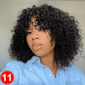 Afro Kinky Curly | Black | 3s Install | 180% Density | No Glue Needed Apparel & Accessories > Clothing Accessories > Hair Accessories > Wigs > Lace Front Bob Wig LABHAIRS® 