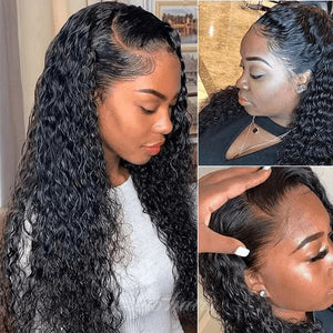 50% OFF Only 1 Stock 13*6 Top HD Lace Front Wig Invisible Swiss Lace Water Wave Wig Apparel & Accessories > Clothing Accessories > Hair Accessories > Wigs > 13x6-lace-front-wig LABHAIRS® 