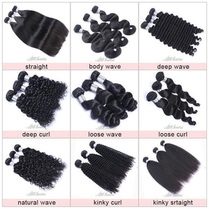 100% Human Virgin Hair Bundles Hair Extension Apparel & Accessories > Clothing Accessories > Hair Accessories > Wigs > 5x5 Top Swiss HD Lace Closure Wig LABHAIRS® 