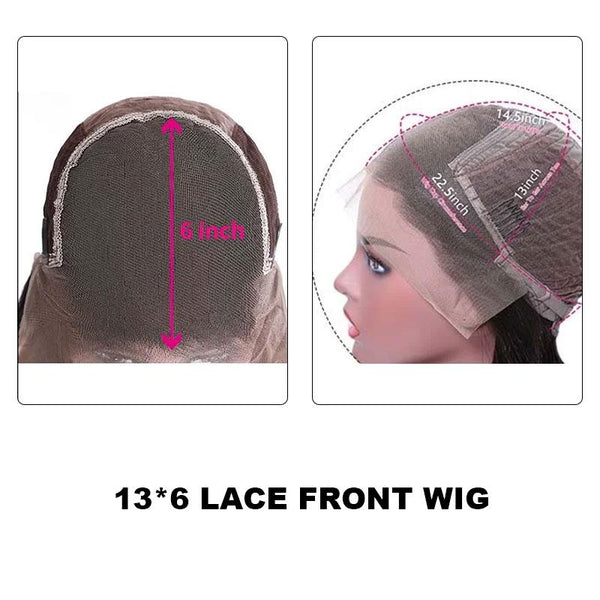 Side Part Wavy Brown Hair with Blonde Highlights Top Swiss HD Lace Front Wigs Apparel & Accessories > Clothing Accessories > Hair Accessories > Wigs > 13x6-lace-front-wig LABHAIRS® 