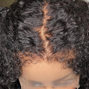 Labhairs New Curly Baby Hair|Water Wave |180% Density| 4x4 Transparent Lace Apparel & Accessories > Clothing Accessories > Hair Accessories > Wigs > Lace Front Bob Wig LABHAIRS? 